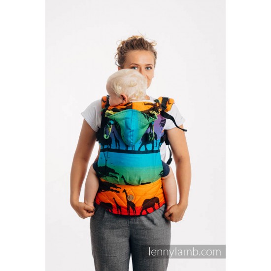 Marsupiu LennyGo Toddler - Rainbow Safari