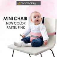 Mini Chair - suport compact pentru scaun - Minimonkey - Pastel Pink Mini Chair - suport compact pentru scaun - Minimonkey - Pastel Pink