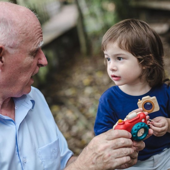 Mini camera foto din lemn Plan Toys