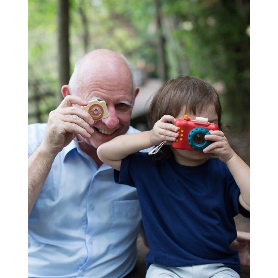 Mini camera foto din lemn Plan Toys