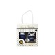 Grey White 23 - Ghete din piele cu velcro - Rose et Chocolat 