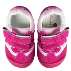 Suede Fuchsia Trainers 23 - Pantofi piele - Rose et Chocolat 