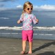Aqua Tropical Fruit 4T - Bluza pentru copii cu filtru UV si fermoar -  Green Sprouts by iPlay