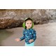 Navy Fish 12 luni - Bluza copii cu filtru UV  si fermoar - Green Sprouts by iPlay