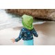Navy Fish 12 luni - Bluza copii cu filtru UV  si fermoar - Green Sprouts by iPlay