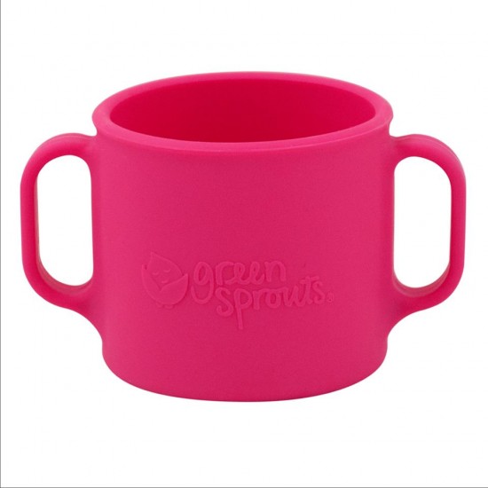 Cana de invatare - Learning Cup - Green Sprouts - Pink