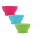 Bol de invatare - Learning Bowl - Green Sprouts - Pink