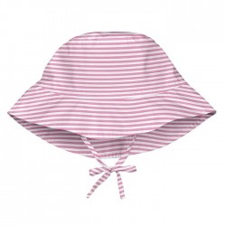 Pink Pinstripe 9-18 luni - Palarie fete SPF 50+ reglabila Green Sprouts by iPlay Pink Pinstripe 9-18 luni - Palarie fete SPF 50+ reglabila Green Sprouts by iPlay