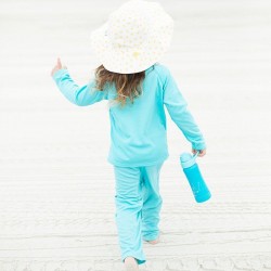 Aqua 18/24 luni - Pantaloni tehnici SPF50+ Breatheasy Stay Cool Green Sprouts by iPlay Aqua 18/24 luni - Pantaloni tehnici SPF50+ Breatheasy Stay Cool Green Sprouts by iPlay