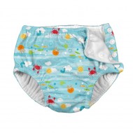 Aqua Sea Friends 6 luni - Slip copii SPF 50+ refolosibil, cu capse Green Sprouts by iPlay