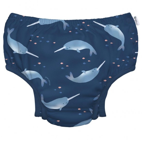 Narwhal 24 luni - ECO Slip copii SPF 50+ pentru inot Green Sprouts by iPlay Narwhal 24 luni - ECO Slip copii SPF 50+ pentru inot Green Sprouts by iPlay