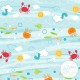 Aqua Sea Friends 6 luni - Slip copii SPF 50+ refolosibil, cu capse Green Sprouts by iPlay